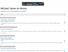 Tablet Screenshot of michaeljamesonmoney.com